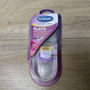 Dr Scholls Stylish Step Flats Insoles Womens 6-10 Cushion Flex Shoe Inserts New
